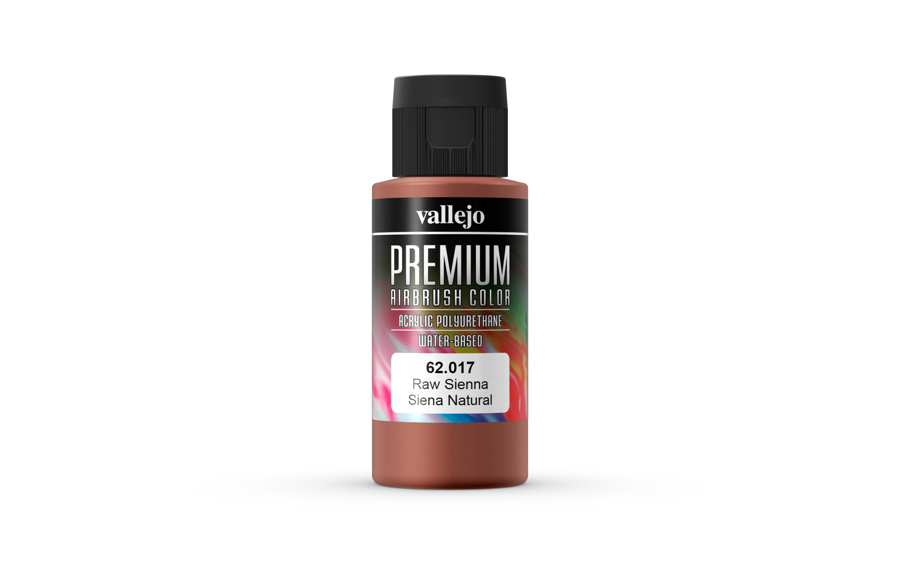 Airbrushfarbe Premium, Raw Sienna, 60 mlPremium Airbrush Farbe zum Lackieren von Lexan, Polycarbonat, Glasfaser, Metall und Polyethylene