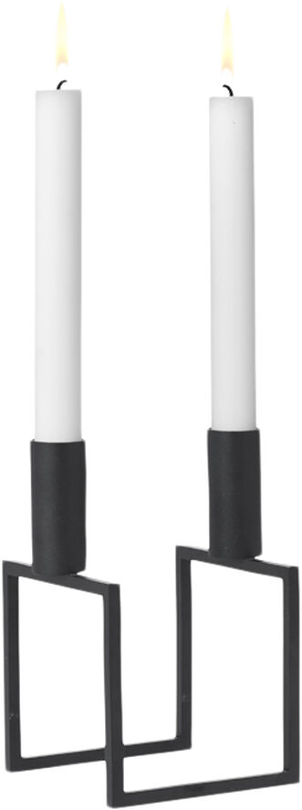 Audo Copenhagen Line, Candle Holder, Black Sort