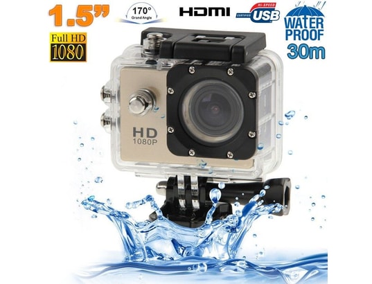 YONIS - Caméra sport Camera embarquée sport lcd caisson étanche waterproof 12 mp...