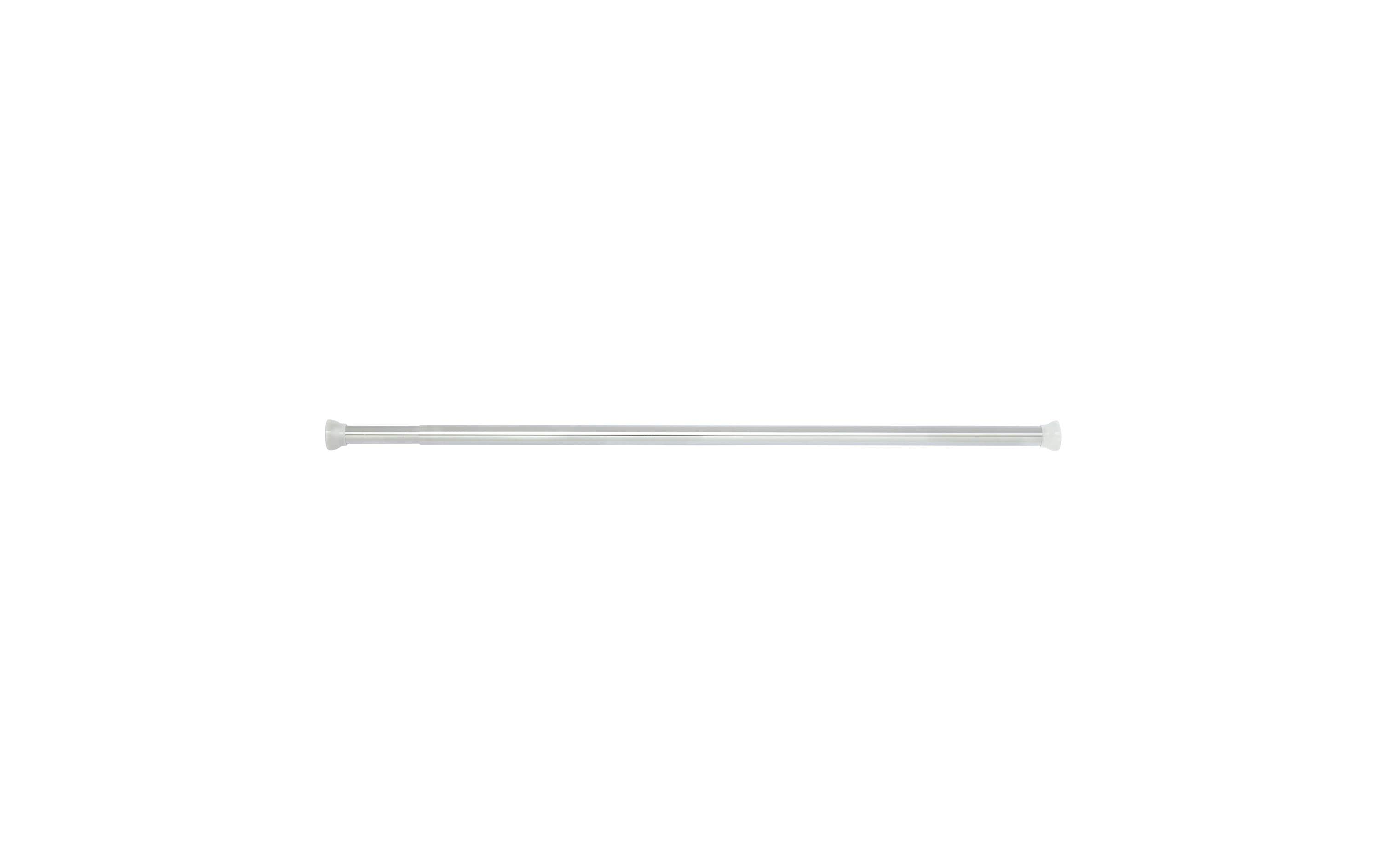 Duschvorhangstange Kreta bright, 125/220 x 3.5 cm, SilberDuschvorhangs-Stange ohne Bohren