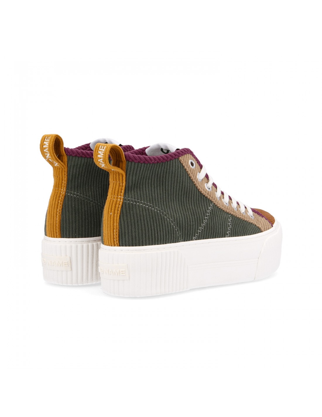 no name Baskets de ville femme iron mid kaki