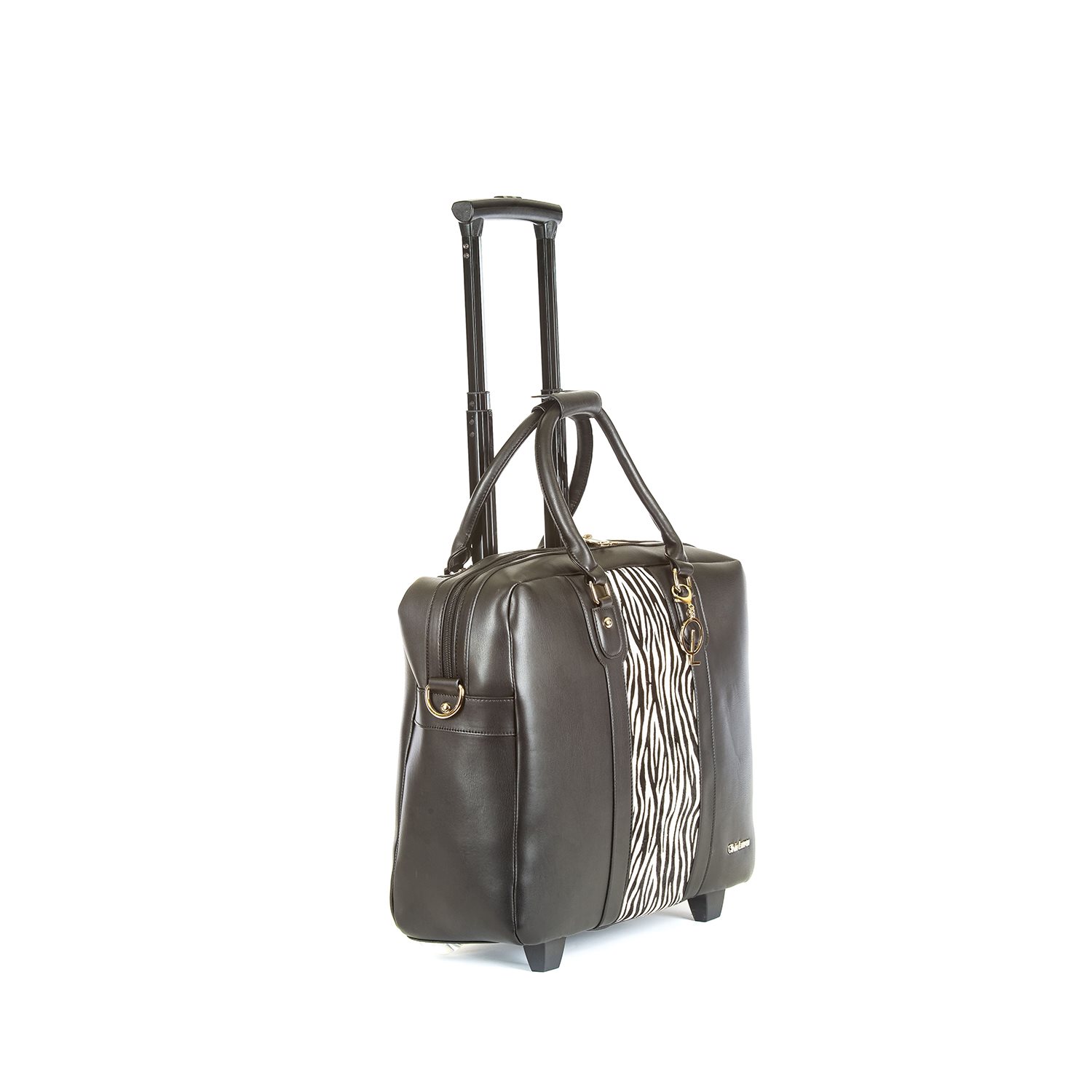 Olivia Lauren Zebra Business Trolley zebra/zwart