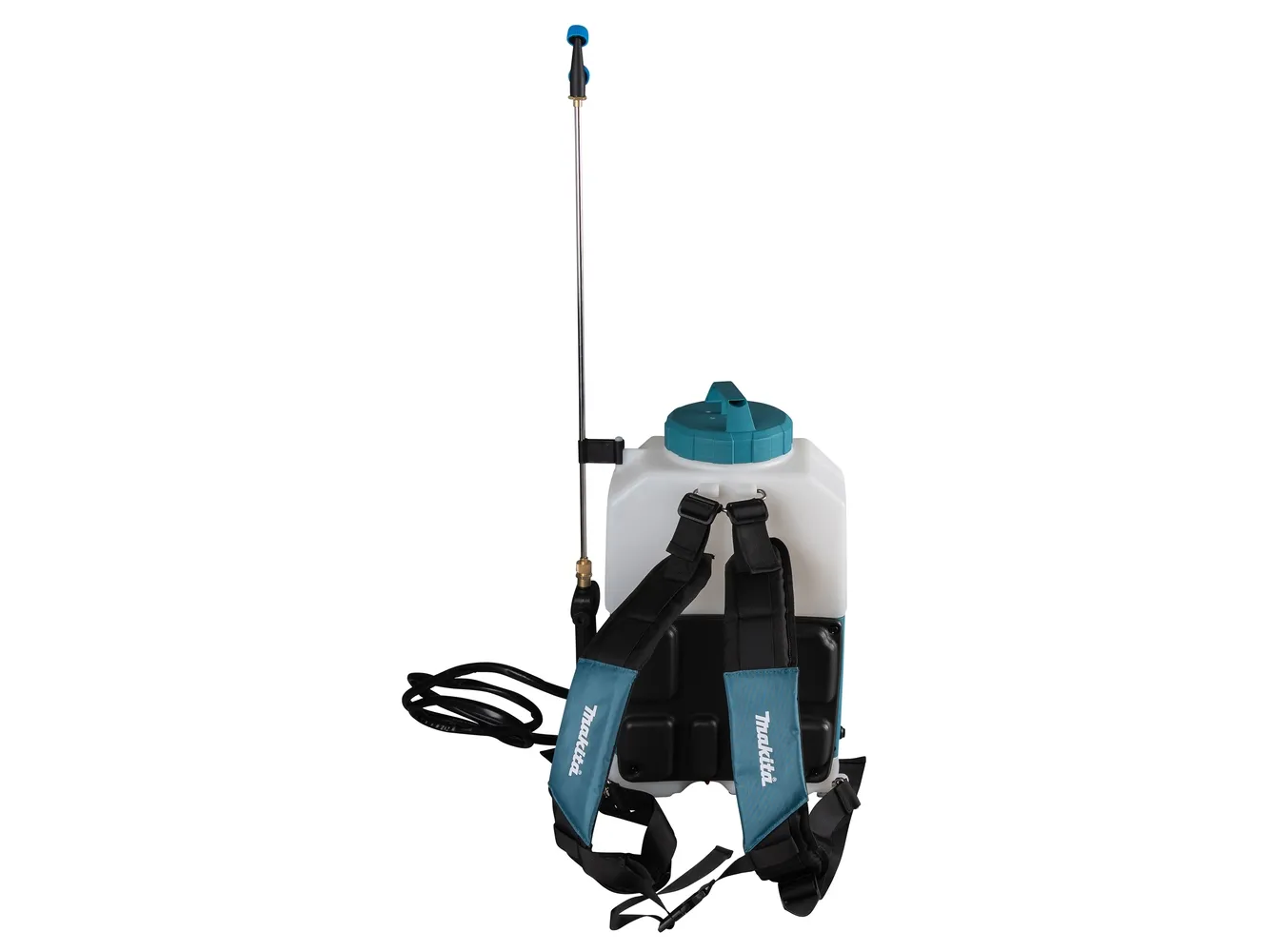 Makita DUS158Z, Rygsæk havesprøjte, 15 L, Blå, Hvid, 5 bar, Udendørs, 325 mm
