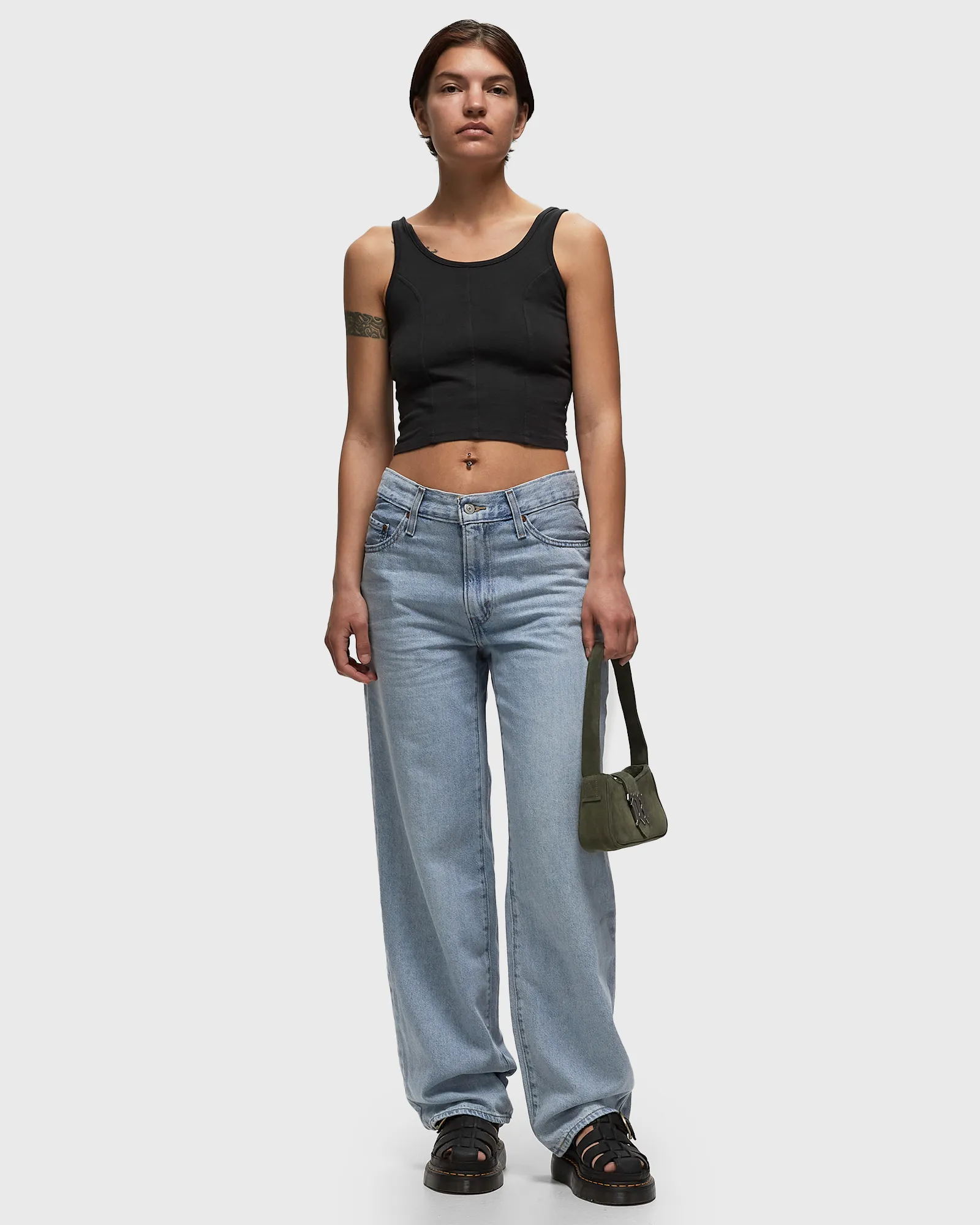 Levis MARS CORSET TANK BLACKS