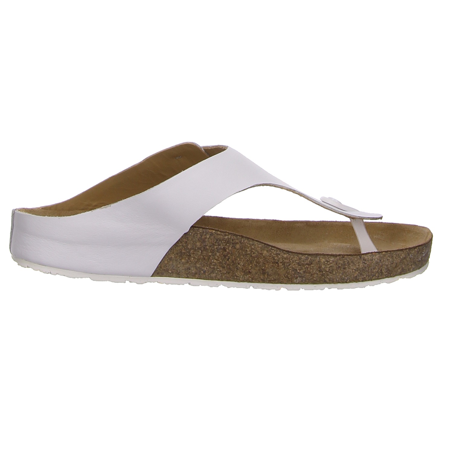 Haflinger Pantolette weiß weiss/weiss kombi