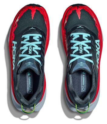 Chaussures Trail Hoka Torrent 4 Bleu/Rouge Homme