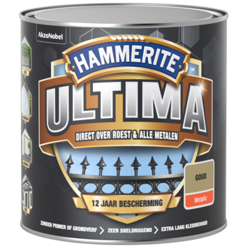 Hammerite Ultima metaallak metallic goud 250 ml