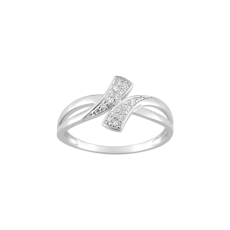 Bague Femme - Oxyde de zirconium - Or 9 Carats
