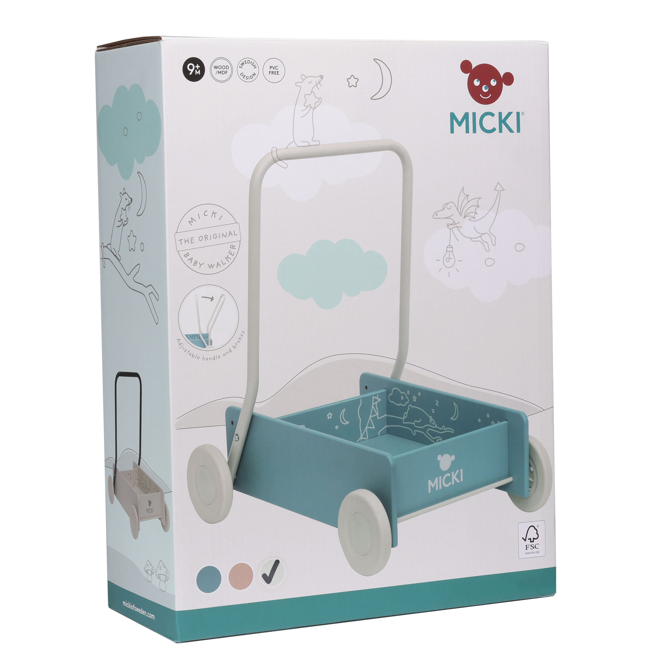 MICKI Lauflernwagen beige