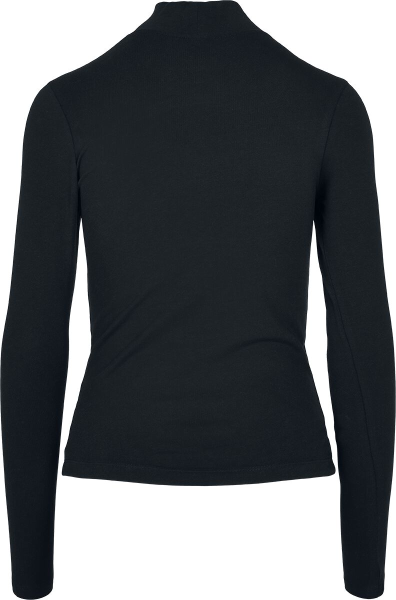 Col Roulé Découpé Manches Longues | Urban Classics T-shirt manches longues