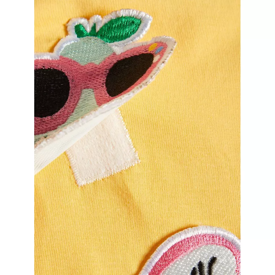 name it T-Shirt Defood Pale Mariegold