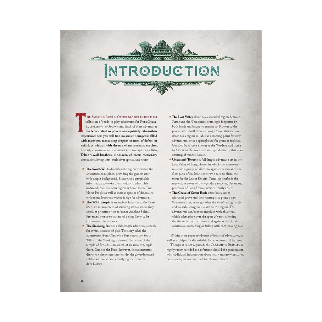 RuneQuest - The Smoking Ruin and other Stories