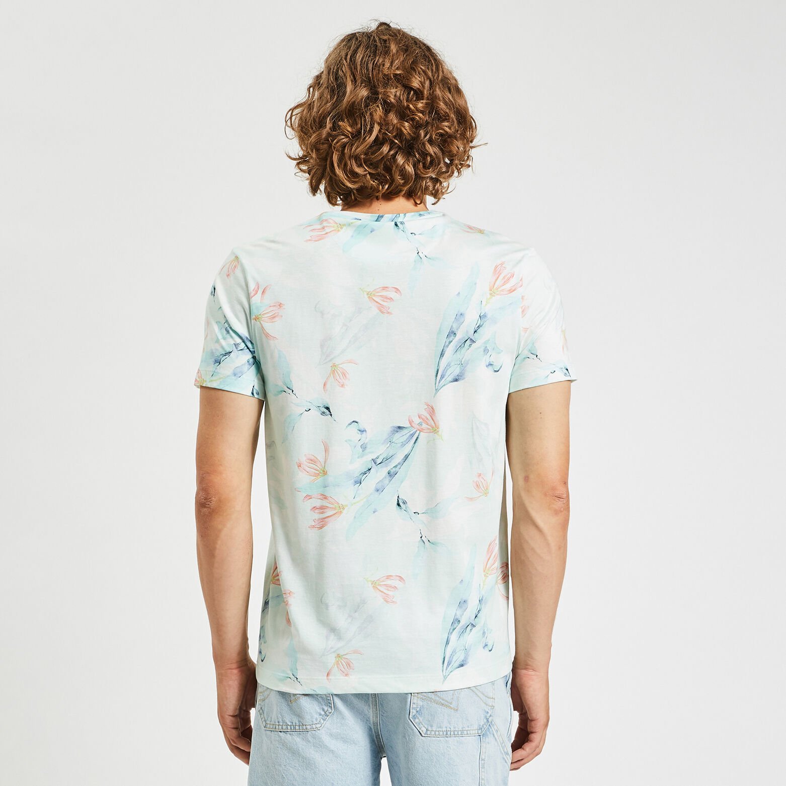 Tee shirt imprimé Vert clair