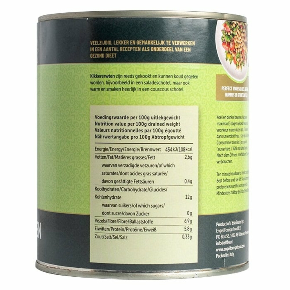3x Mediza Kikkererwten800 gr