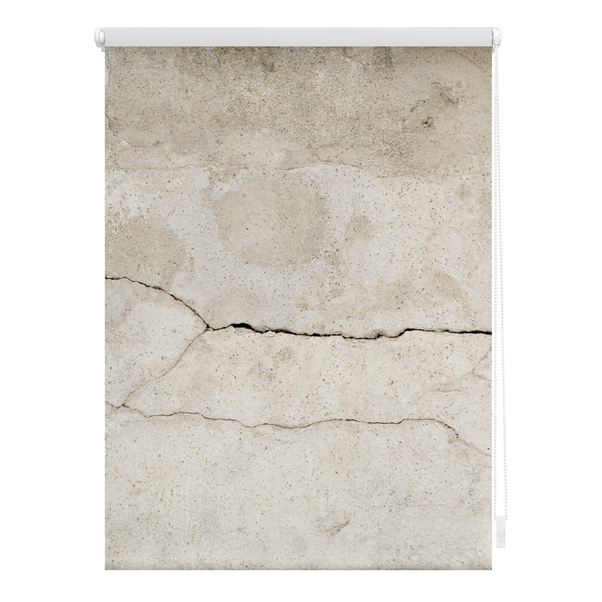 Lichtblick Rollo Klemmfix, ohne Bohren, blickdicht, Beton - Grau