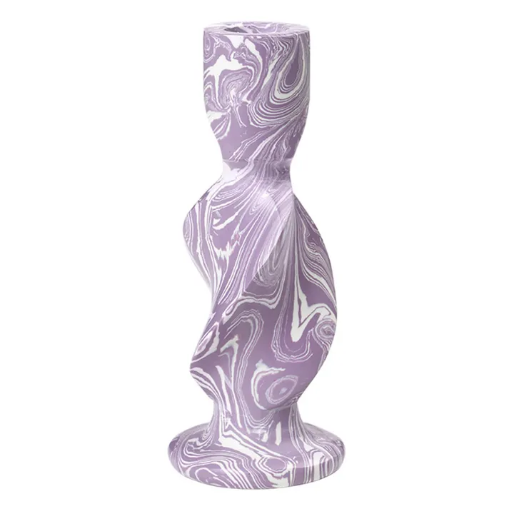 Broste Copenhagen Bougeoir Twist | Lavande