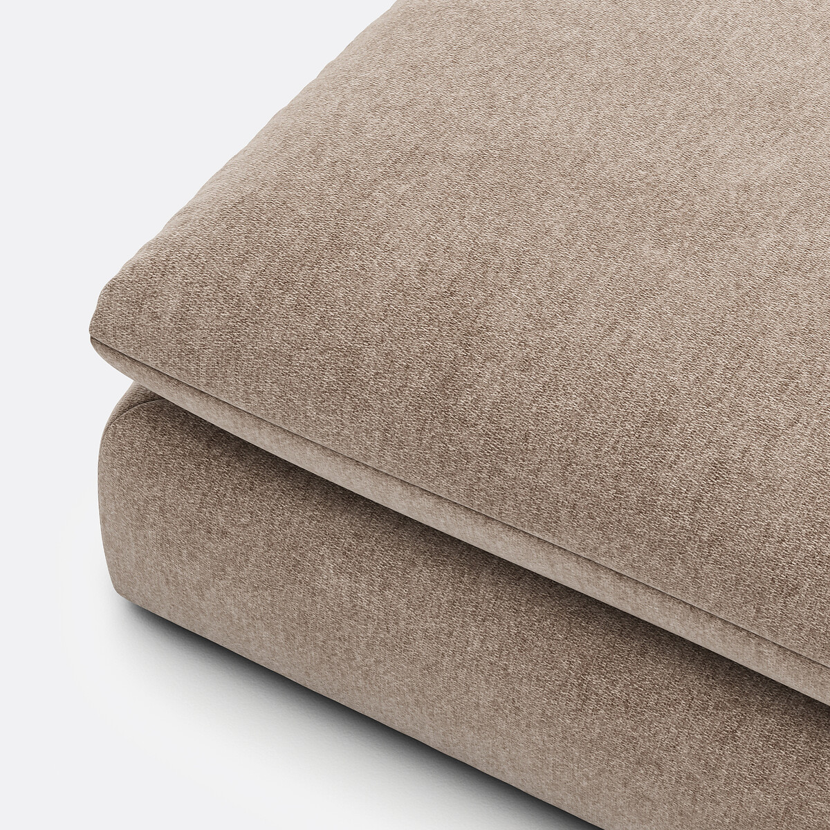 LA REDOUTE INTERIEURS<br>Puff modular, poliéster salpicado, Malo