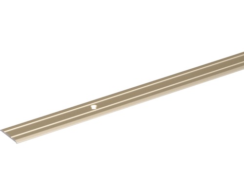 Overgangsprofiel, aluminium, goud geanodiseerd, 25x1,8 mm, 2 m
