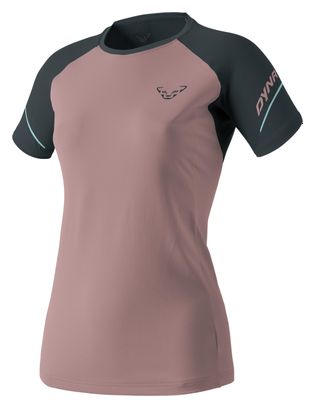 Maillot manches courtes Dynafit Alpine Pro Rose Bleu Femme