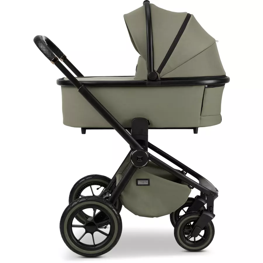 MOON Kombikinderwagen Resea Edition+ moss greenblack matt