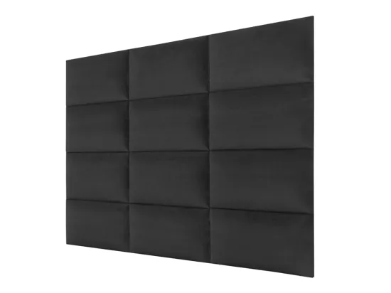 Panneaux muraux tête de lit - 180 cm - Velours - Gris - BONTE de Pascal Morabito