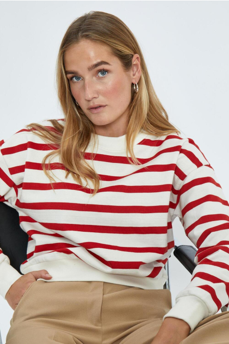 Minus ecru dames sweater