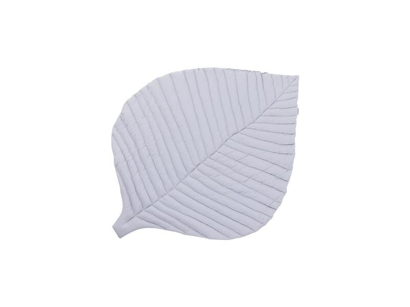 Toddlekind Krabbeldecke Leaf Mat Stone Blatt-Spielmatte aus Bio-Baumwolle