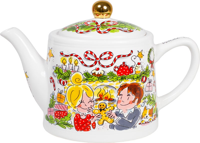 Blond Amsterdam theepot Merry Christmas 1,5 L