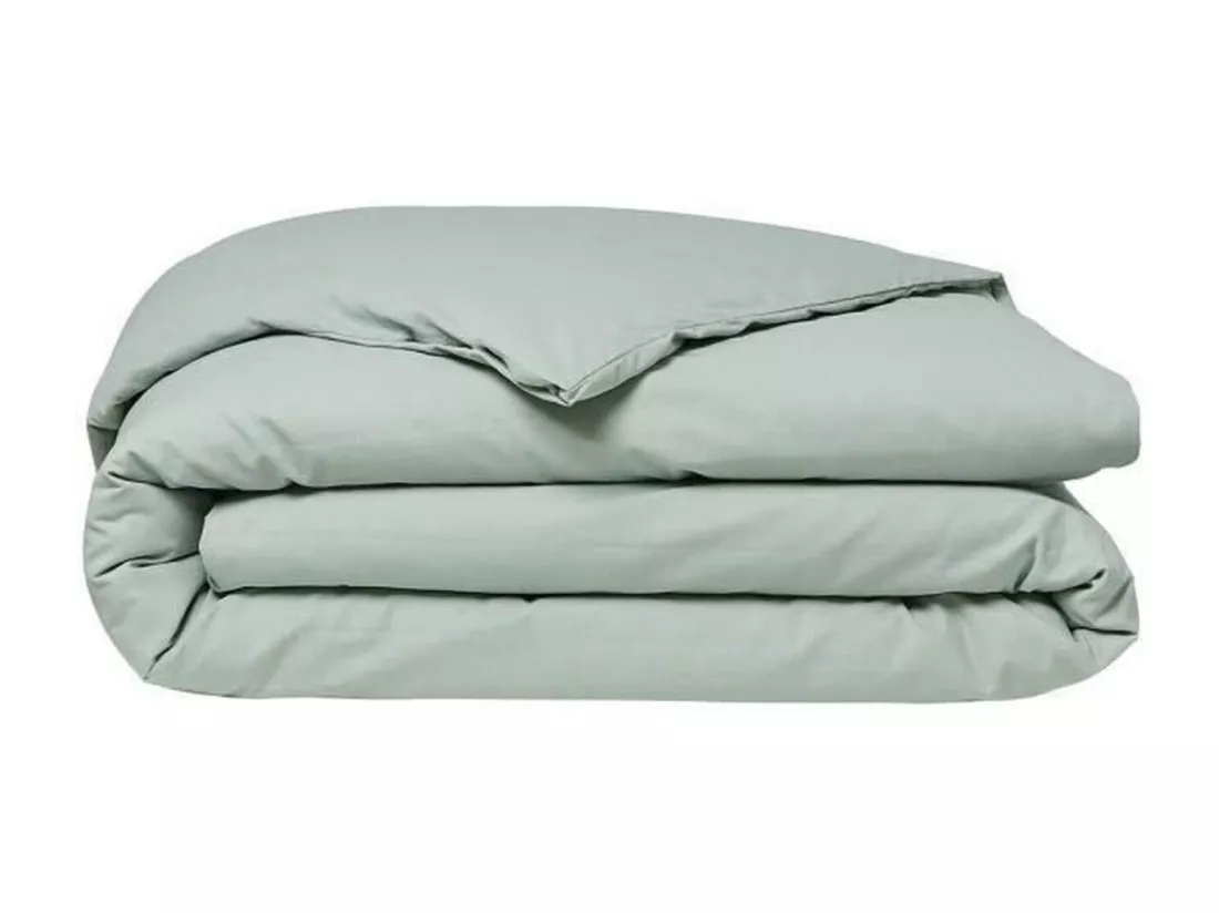 Housse de couette lisse 100% coton, qualité 144 fils. Turquoise 150x220cm