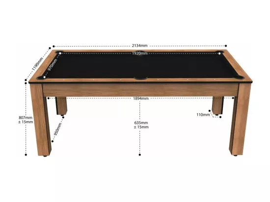 Table de Billard Convertible 