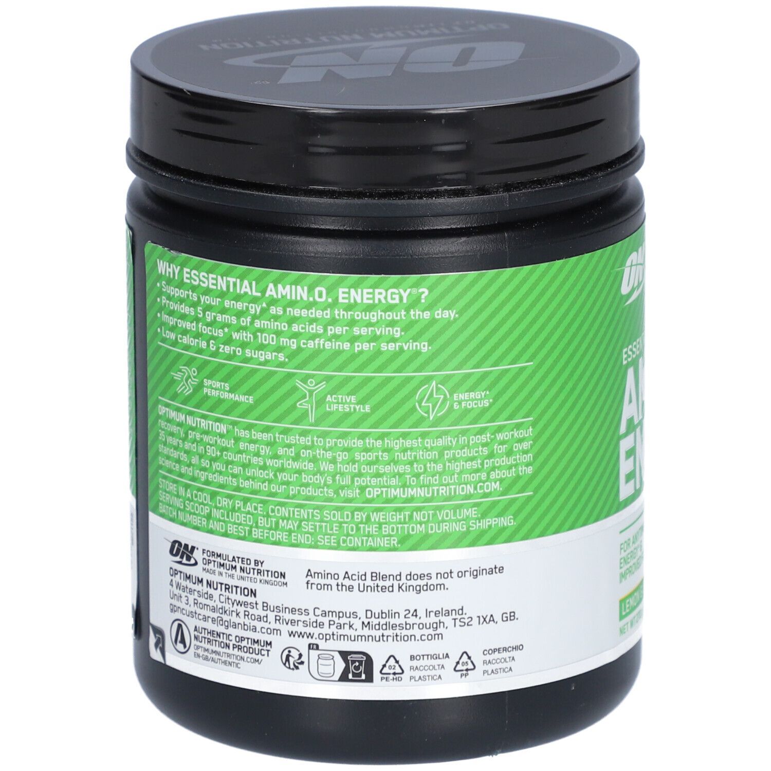 Optimum Nutrition Essential AMIN.O. Lemon & Lime