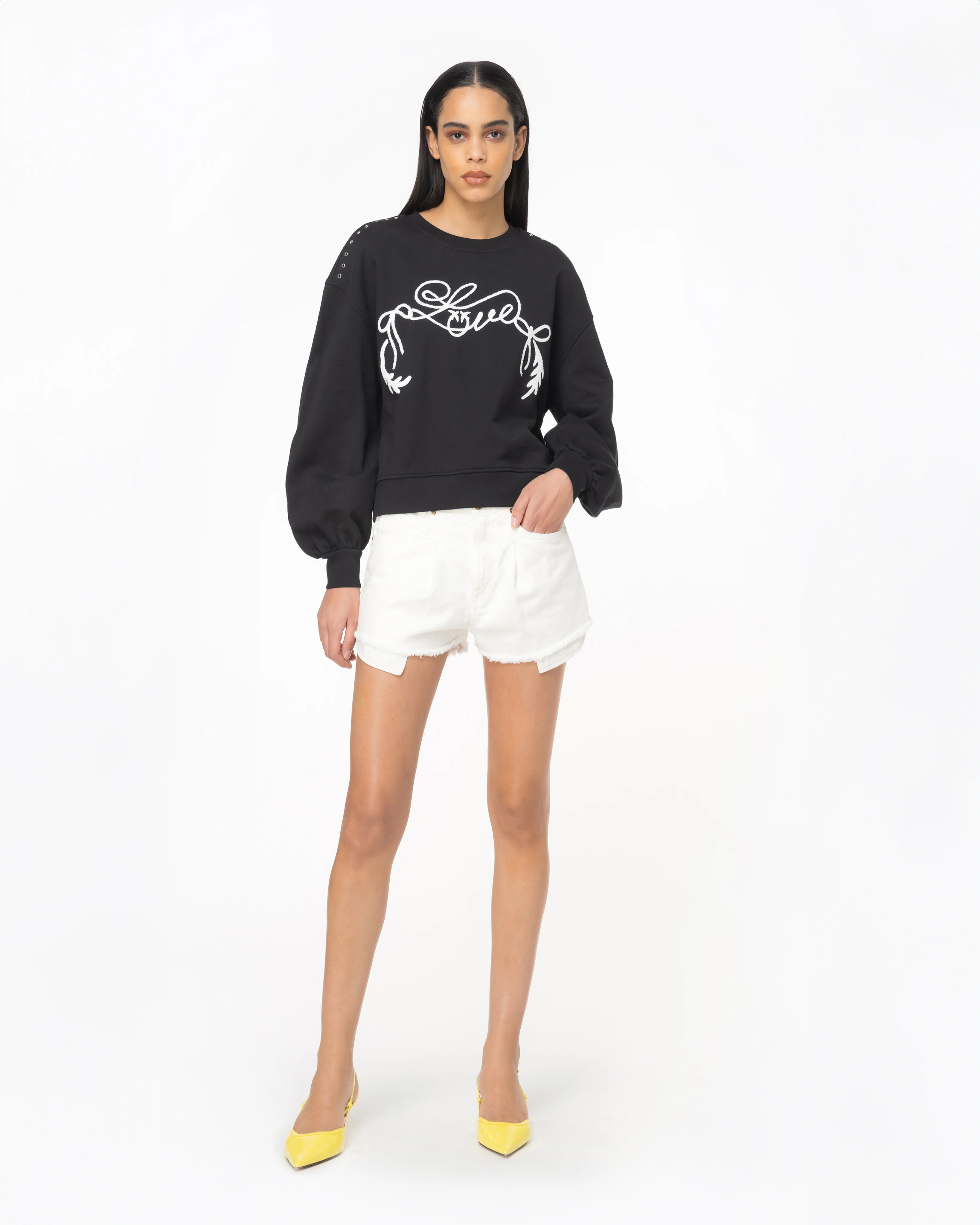 Sweat-shirt love | Noir