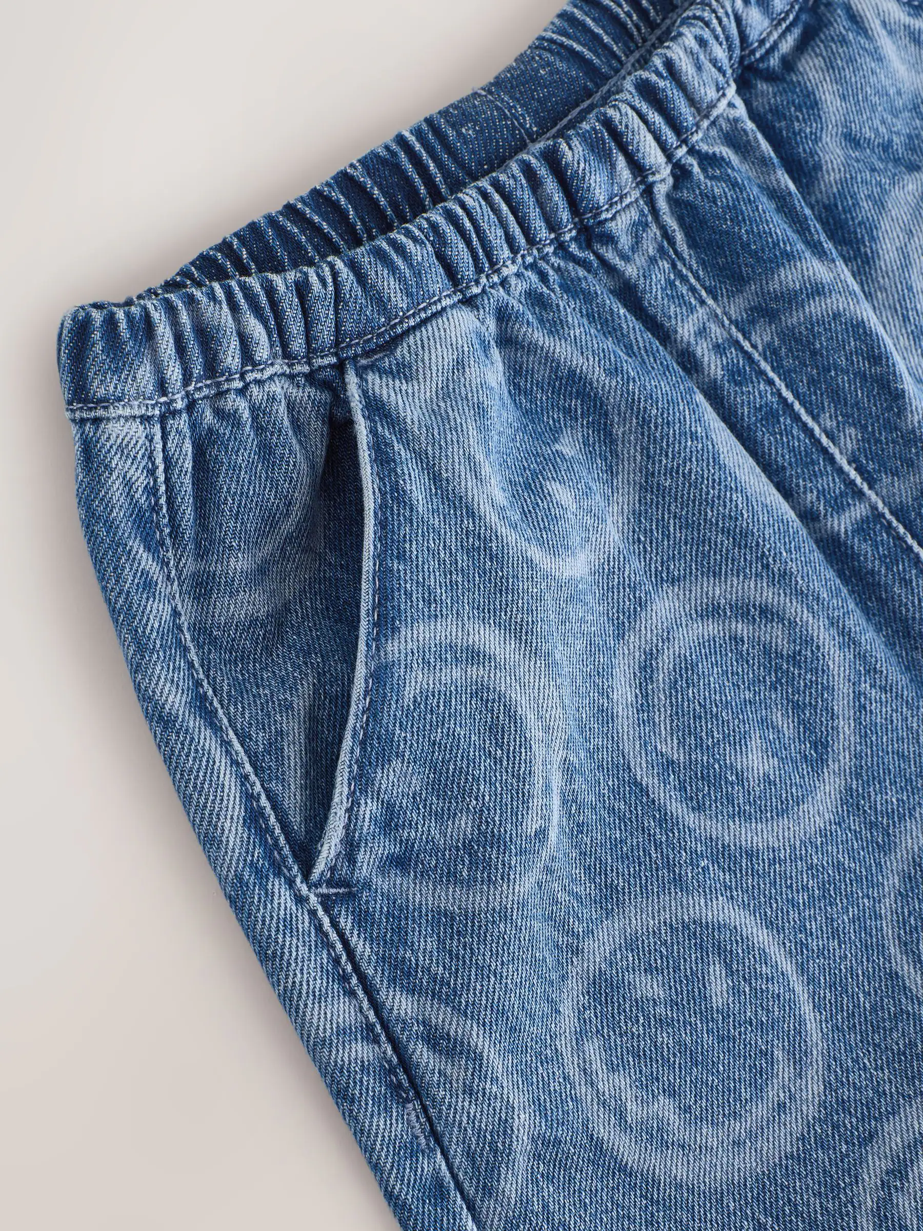 Normaal blauw - SmileyWorld® Pullon Barrel Jeans (3-16yrs)