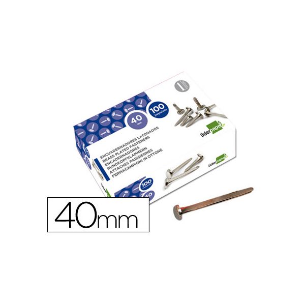 LiderPapel Ataches nº8 40mm 100 Un.