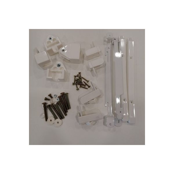 Trama Kit Ferragens Branco para Cama Trama/ Carbebé 120x60 sem Rodas - 400279079