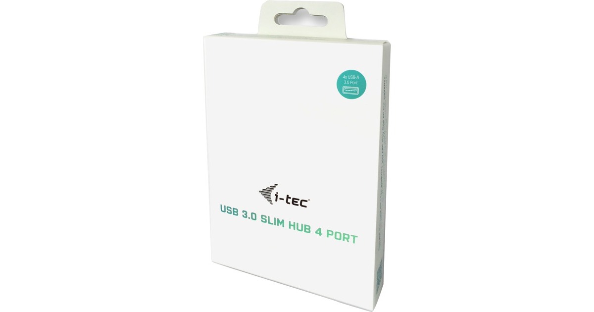 i-tec4-Port USB 3.0 Slim Passive usb-hub  (Zwart)