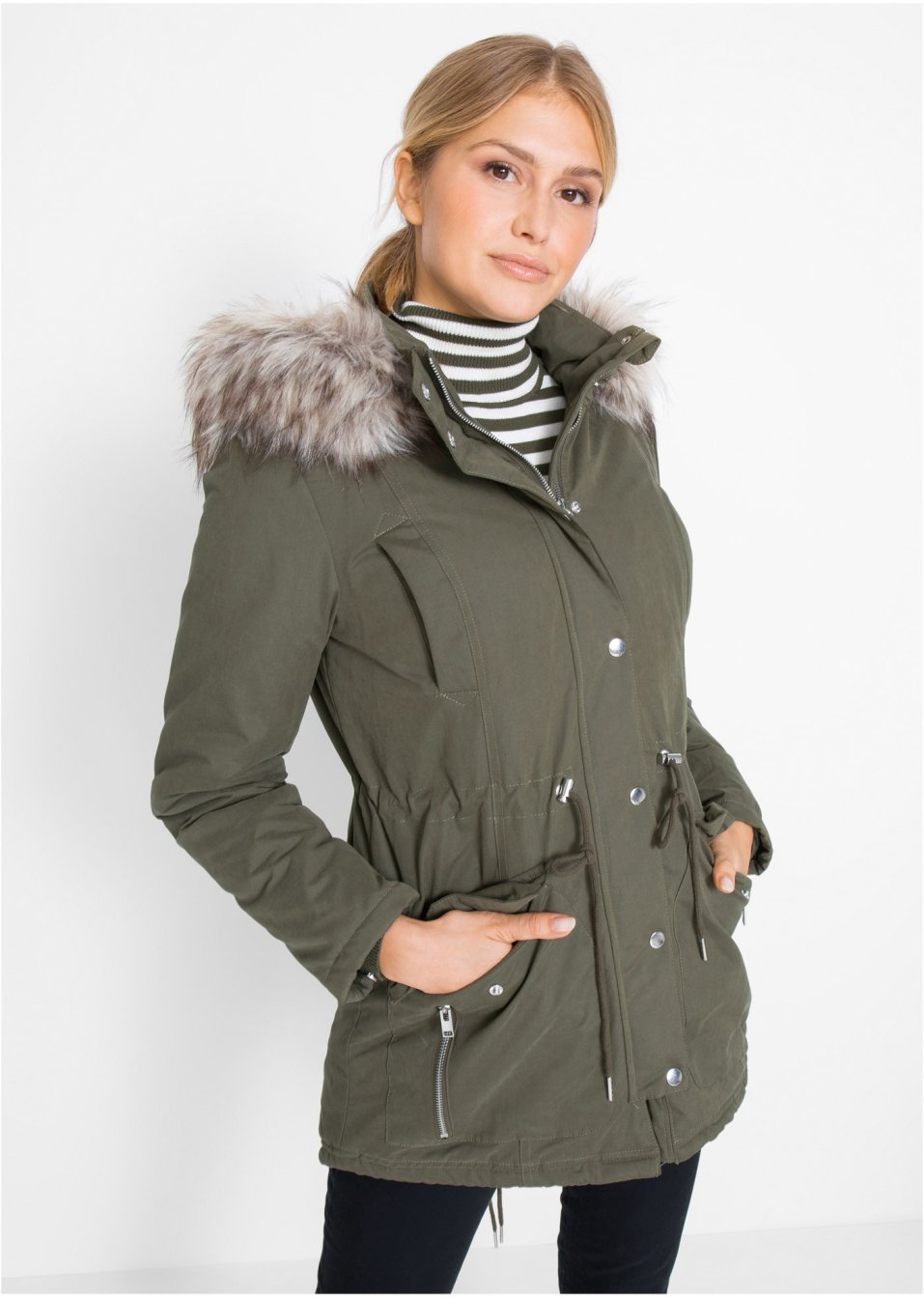 Parka chaude, doublée