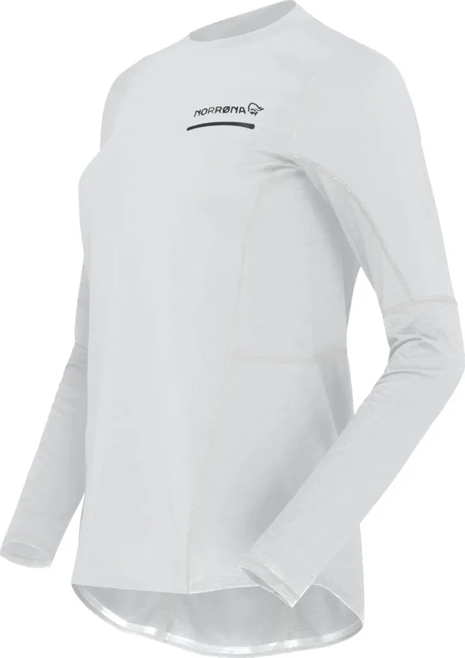 Norrøna Women's Senja Equaliser Lightweight Long Sleeve Snow White