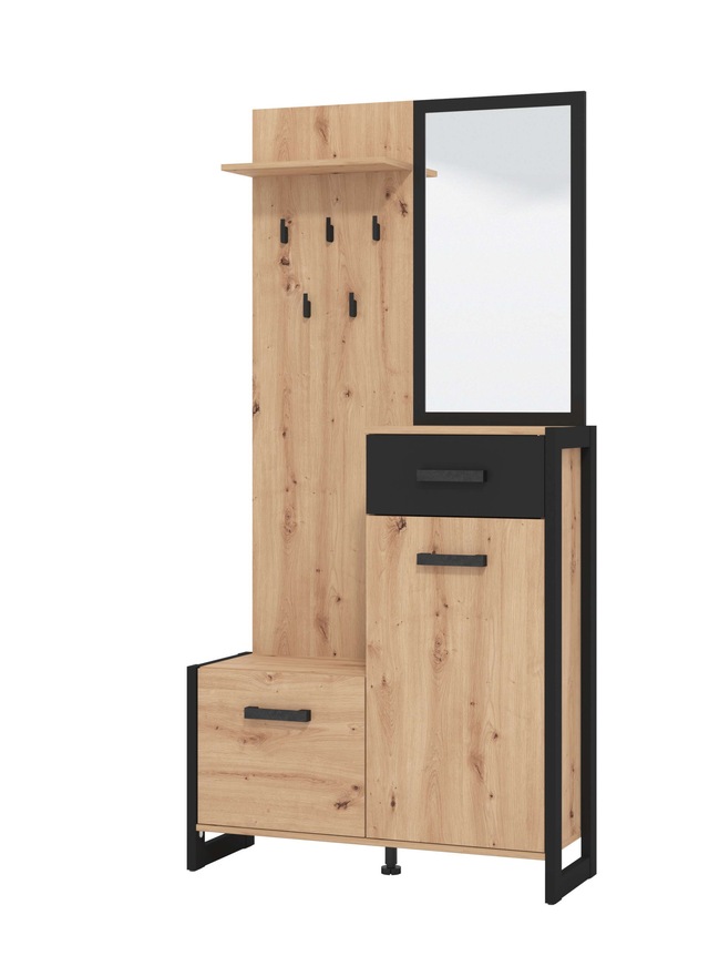 INOSIGN Garderoben-Set »Oleron Kompaktgarderobe, Flurgarderobe, Dielenschrank« Komplett-Set,