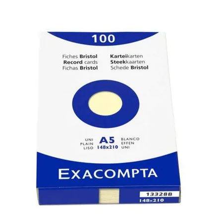 Exacompta 13328B Karteikarten, gelb