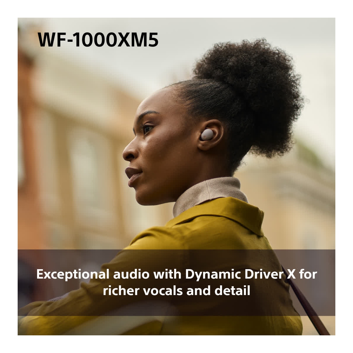 Sony WF1000XM5P helt trådløse in-ear hodetelefoner (smoky pink)