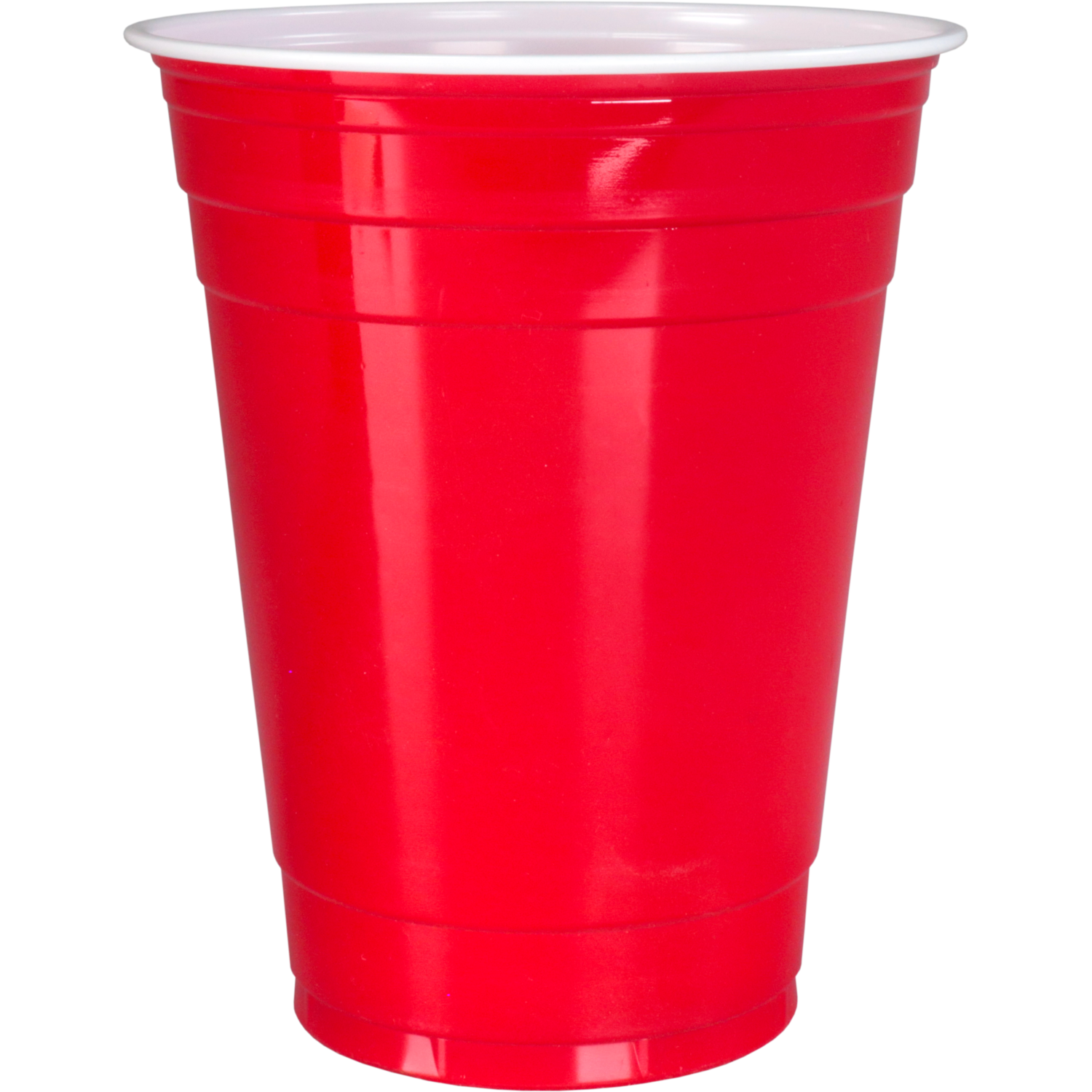 Partycup, PP, reusable, 400ml, 16oz, rood
