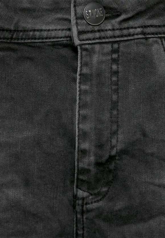 Regular Fit Jeans - vintage black random wash