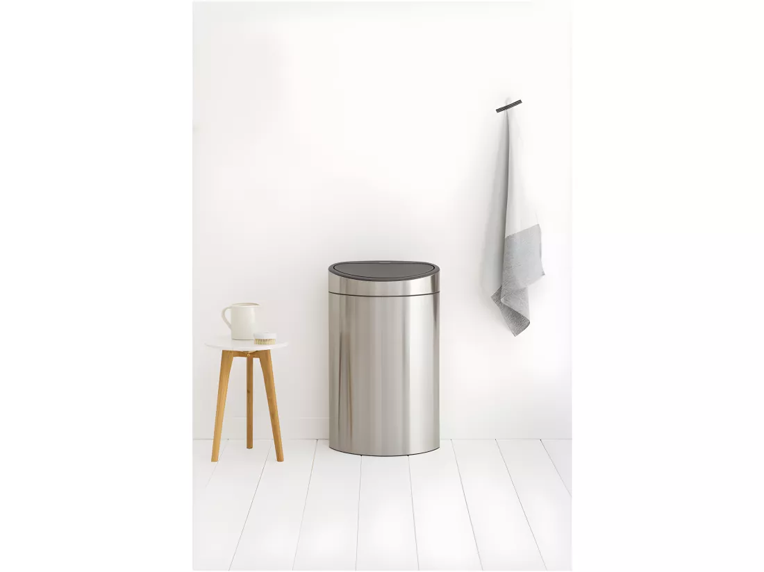 Brabantia Poubelle 40l matt steel - 114823
