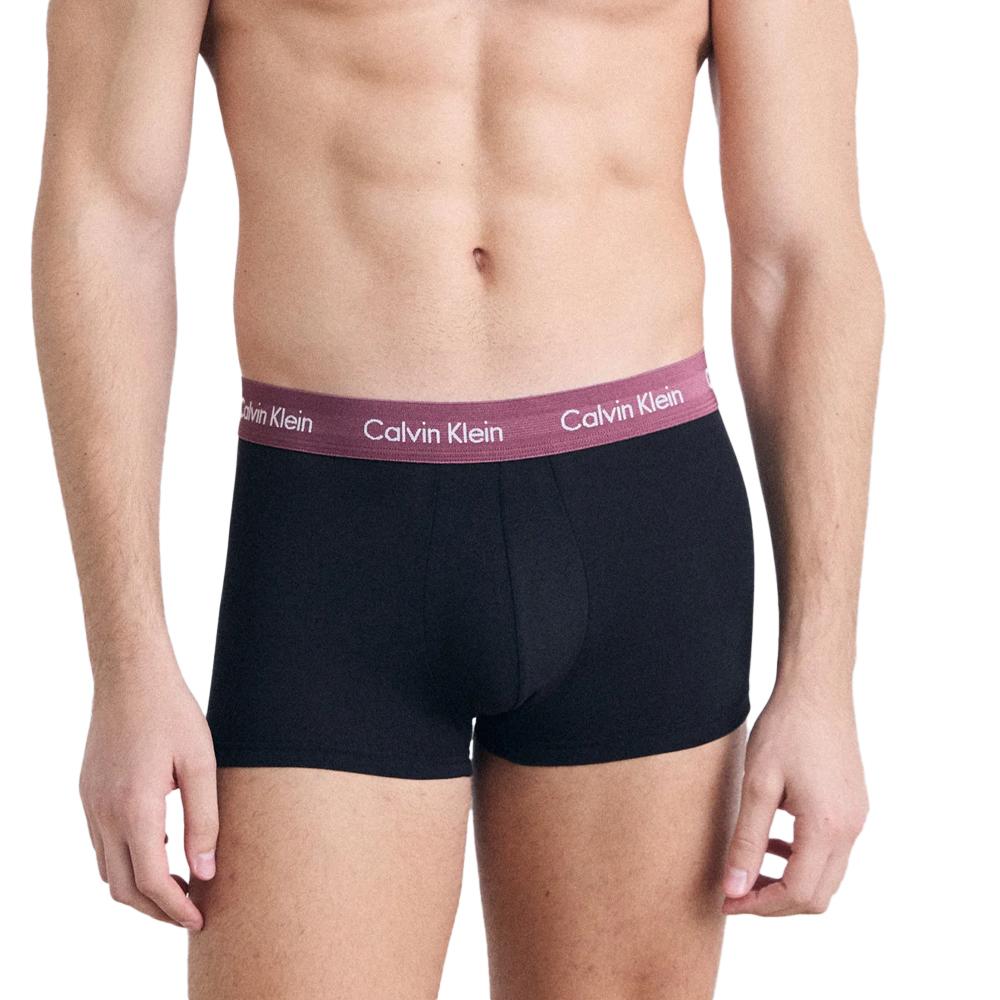 Calvin Klein Jeans x5 Boxers Noir Homme Calvin Klein Jeans Low Rise