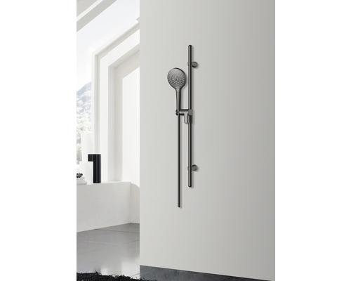 AVITAL doucheset AVITAL Zilma douchestang lengte 80 cm grafiet