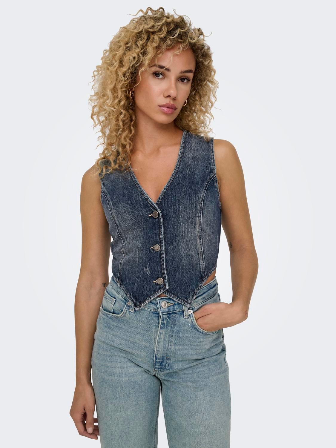 ONLHOWARD Anzugweste Dark Blue Denim