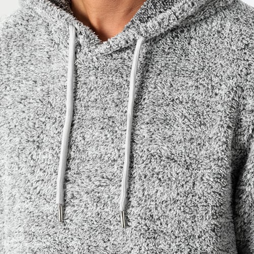 Sweat Capuche Mouton 0248 Gris Chiné