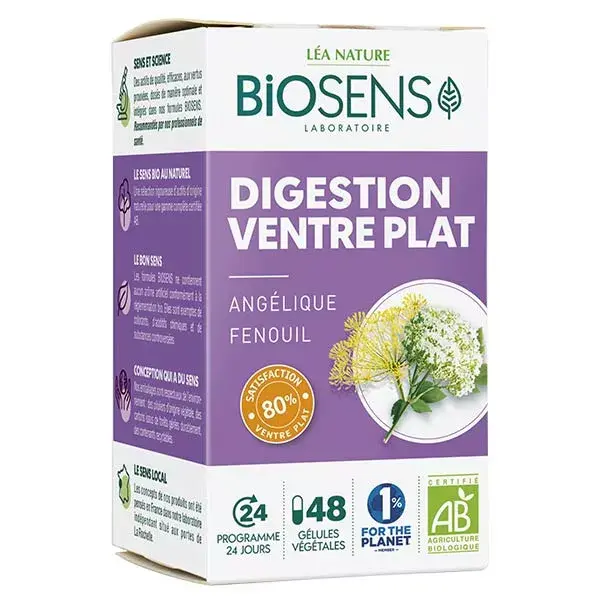 Biosens Digestão Estômago Plano Orgânico 48 Cápsulas Vegetais