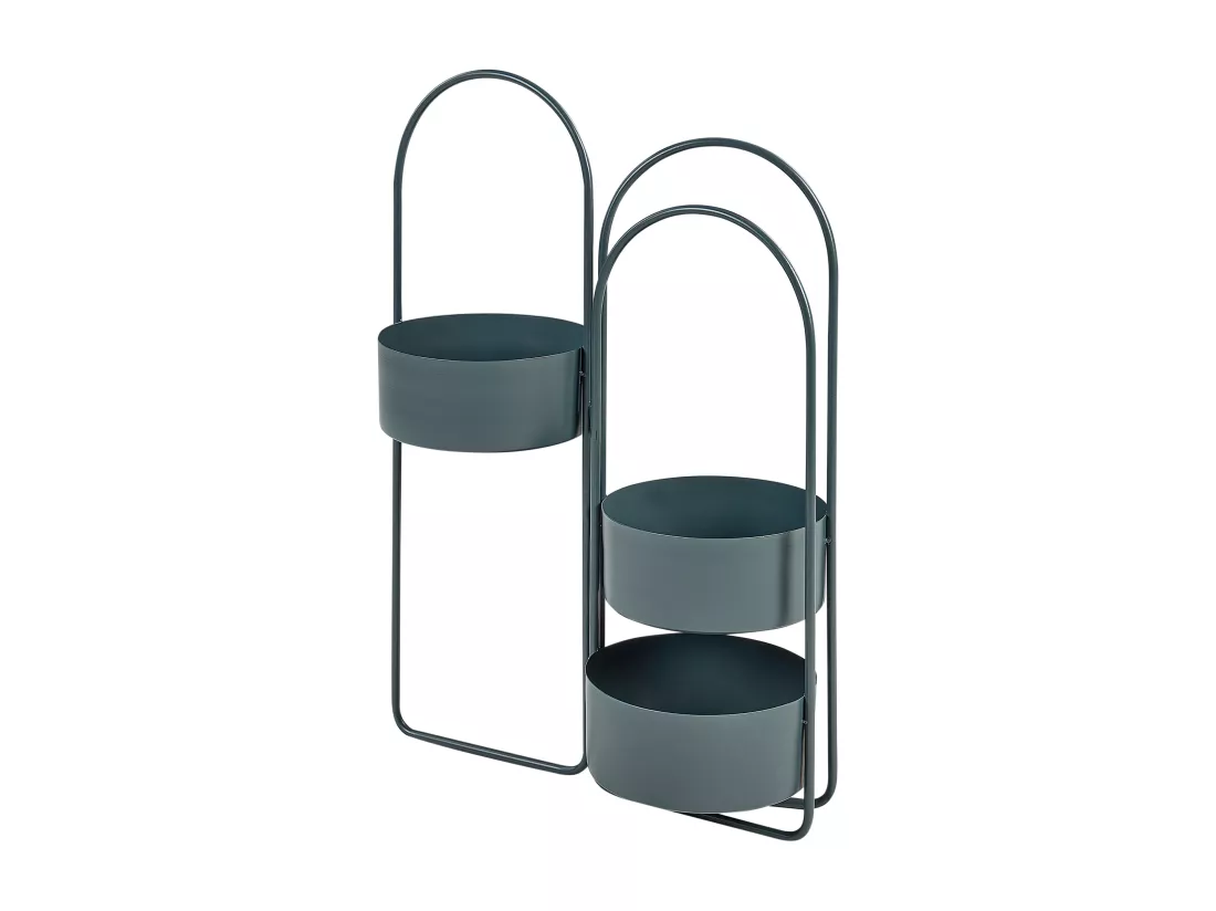 Support de pots COLUTENA Métal 56 cm Bleu foncé